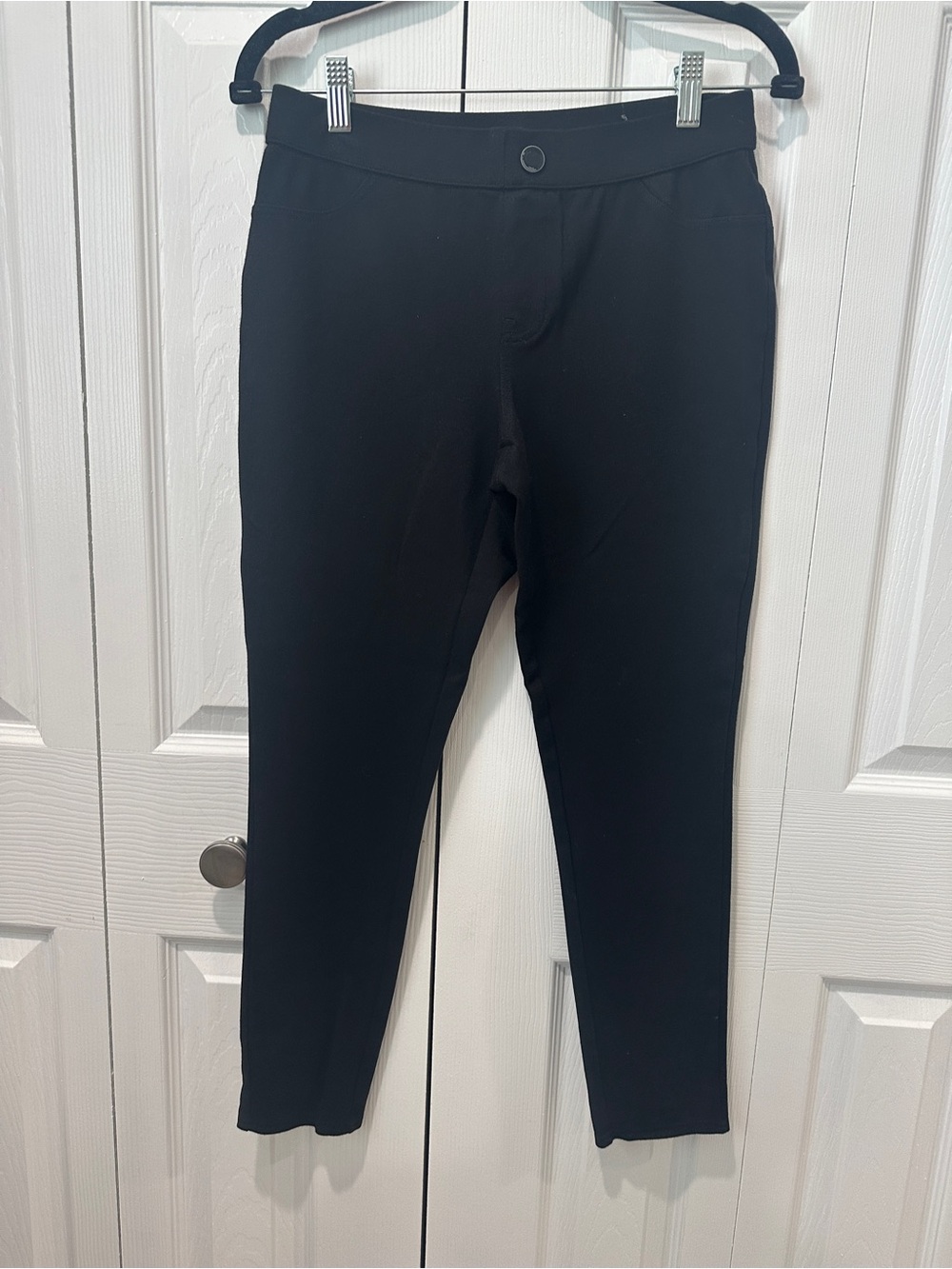 Khakis & Company Black Stretch Pull-On Pants - Size S
